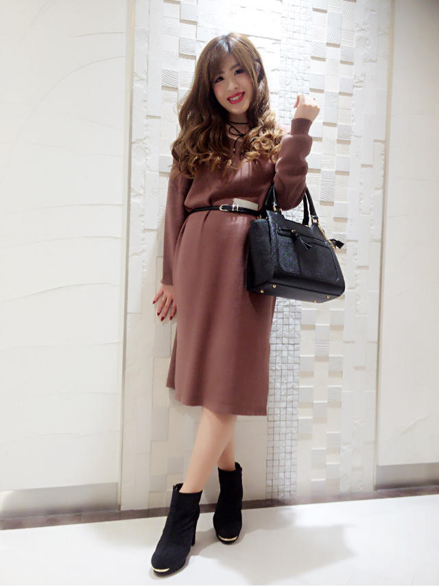 大人気☆ベルト付きワンピース♡まいこ
