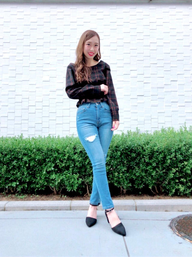 ウエストシャーリングでメリハリstyleに♡なつみ