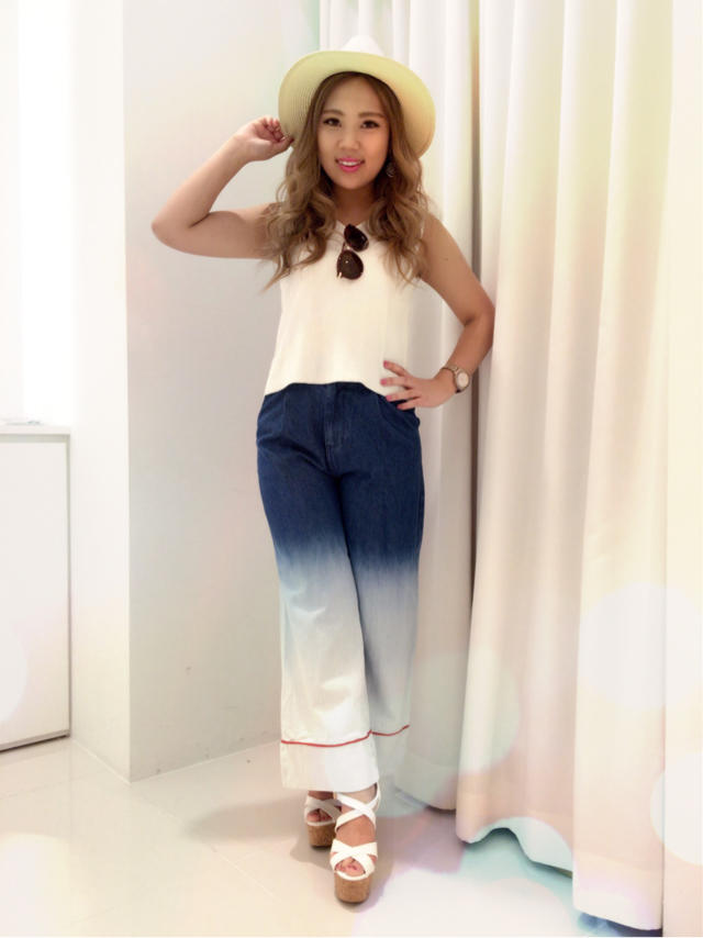 新着♡デニムワイドパンツ　RINA