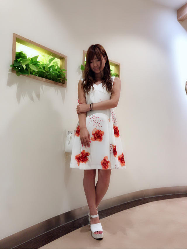 綺麗目♡花柄ワンピ♡ひなこ
