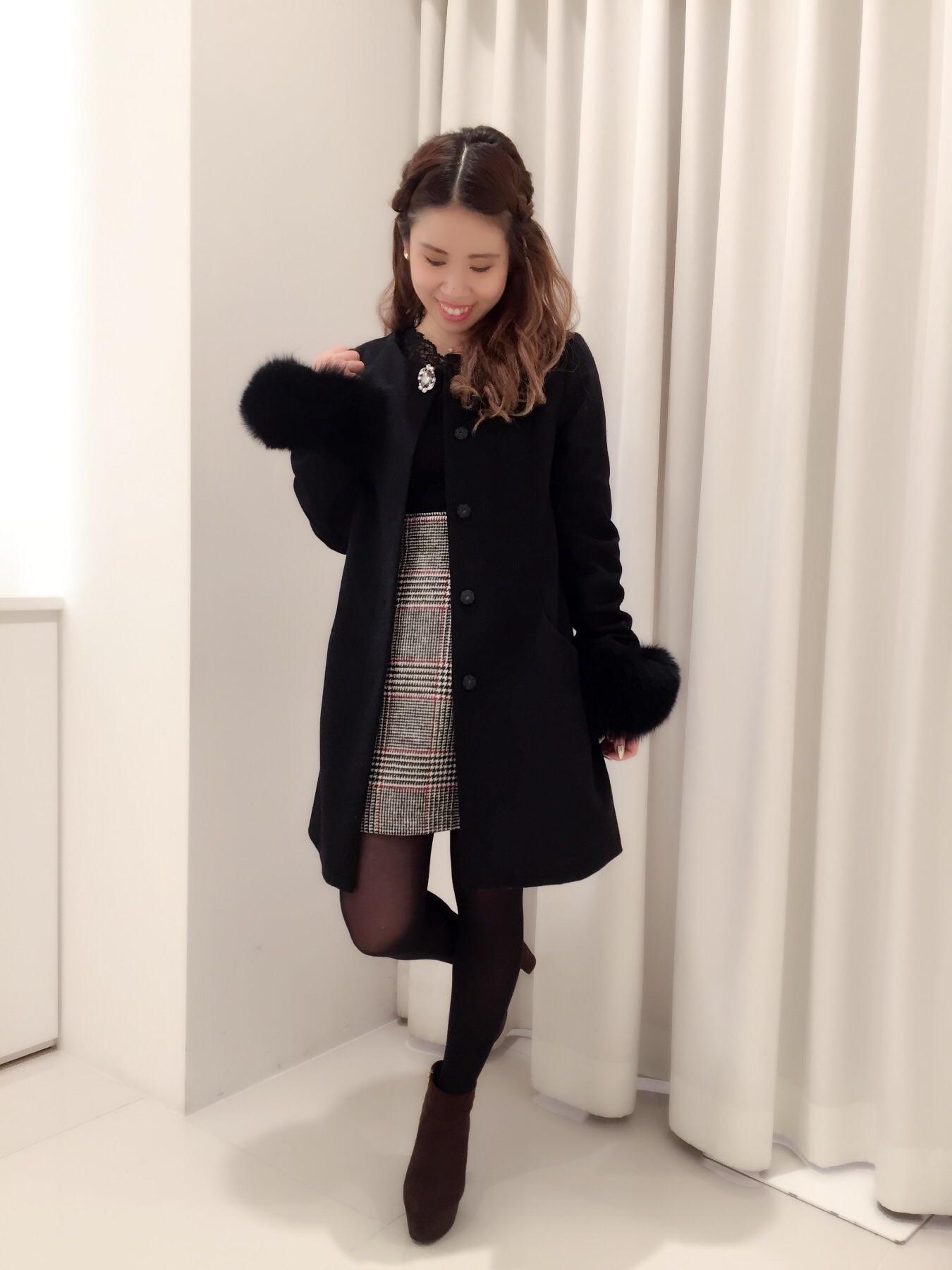 ちょっぴりsexyに( *´艸｀)エレガントなXmasデートコーデ♡♡♡
