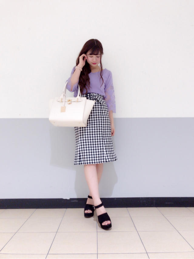 袖レースで涼しげに♡なつみ