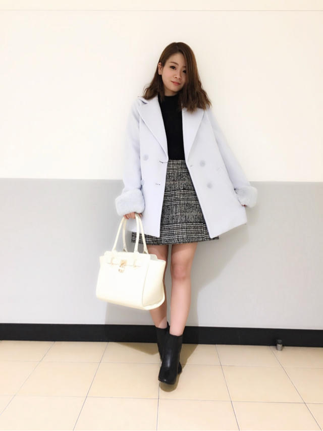 レッキスファーが可愛い♥♥Pコート♥