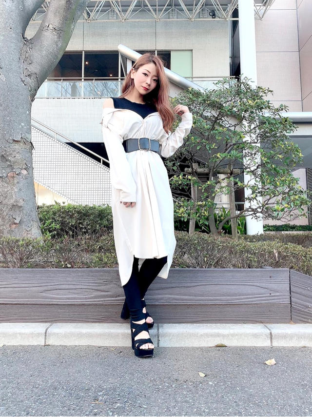 ロングシャツでトレンドコーデ♡ちひろ