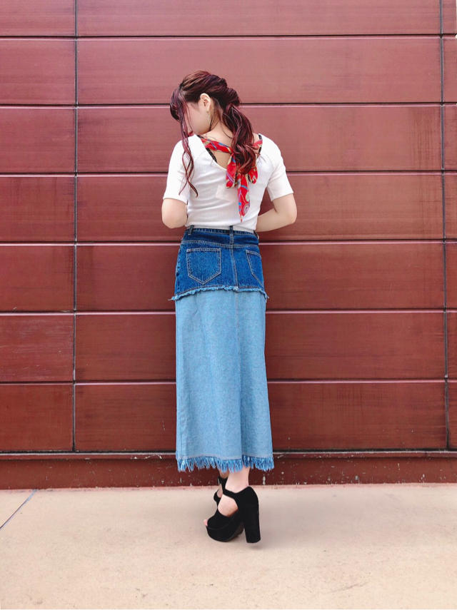 バックスカーフリボントップス♡♡かなこ