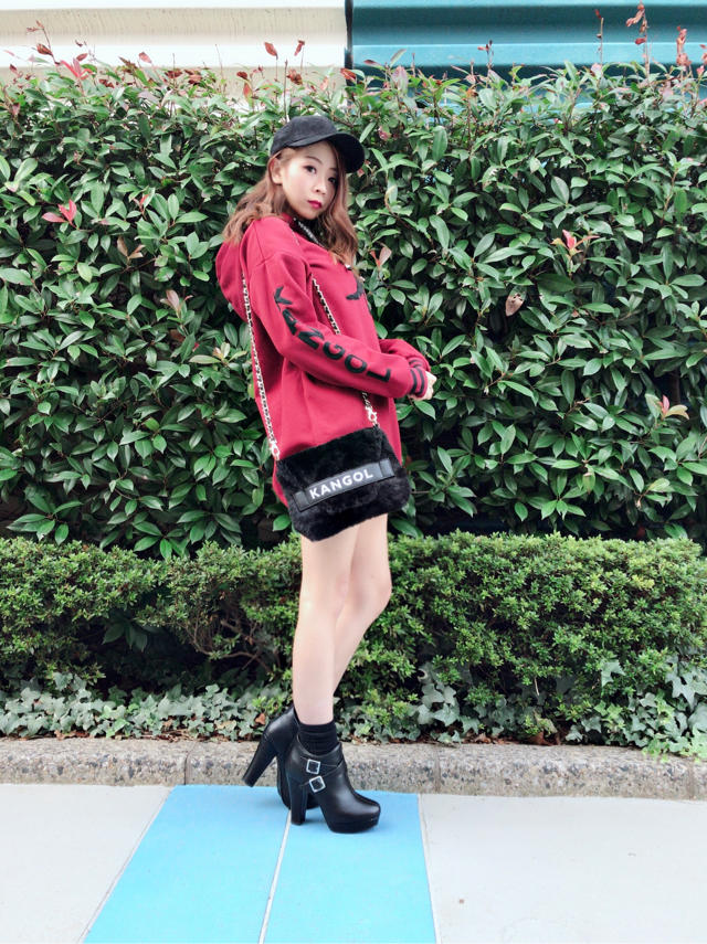 KANGOLコラボ第1弾♡あったか裏起毛パーカー♡なつみ