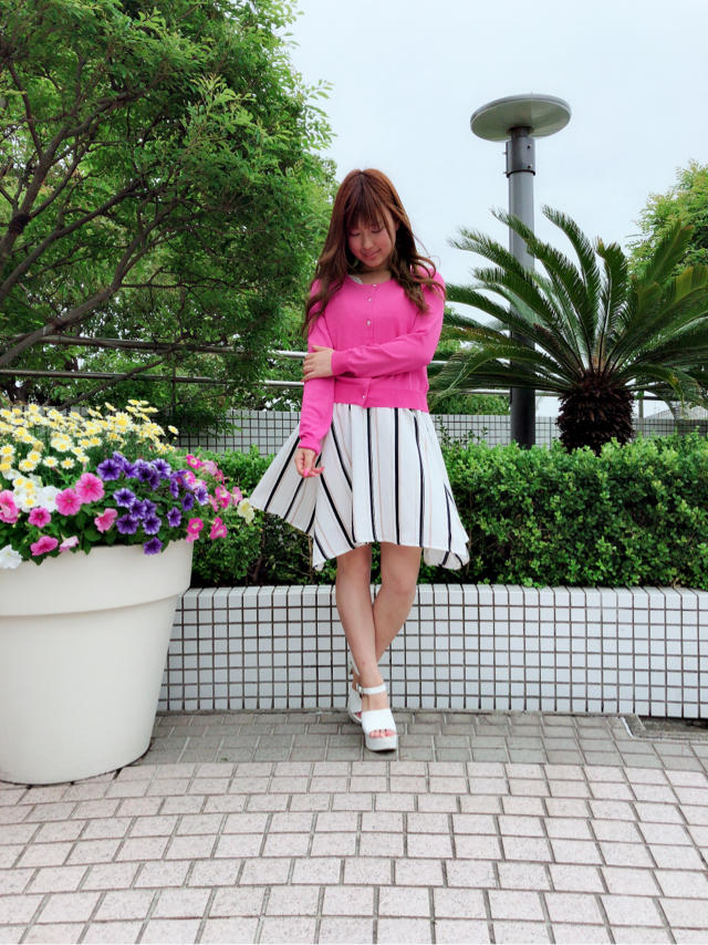 ボタンが可愛い♡ベーシックカーデ♡ひなこ