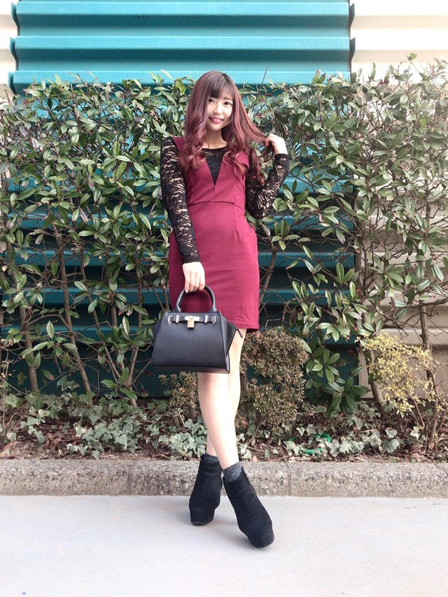 透け感レースで上品レディームードに♡なつみ