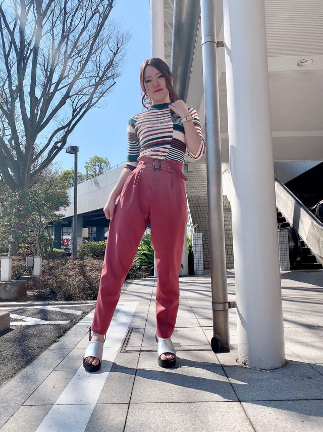 すっきりオシャレに♡マルチボーダートップス♡ゆか