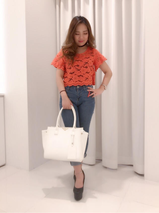 夏にも使える！レースtops♥はるか