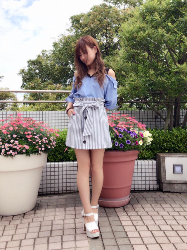 Hinakoオススメ♡前ボタンスカパン♡なつみ