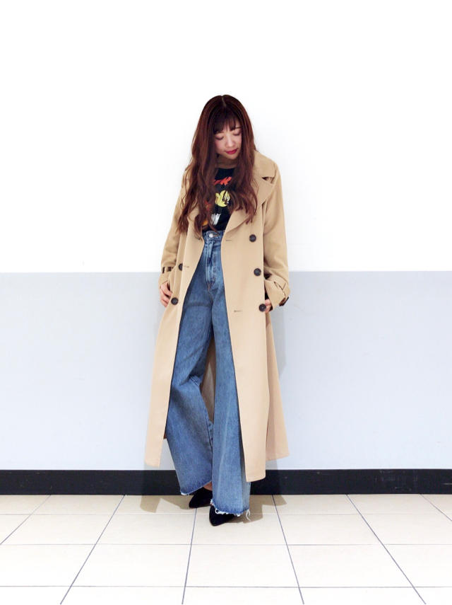 季節先取り♡♡ブロッキングトレンチコート♡なつみ
