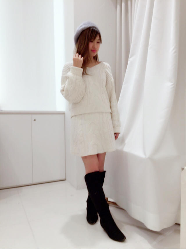 再入荷♡モールニットセットアップ♡ひなこ