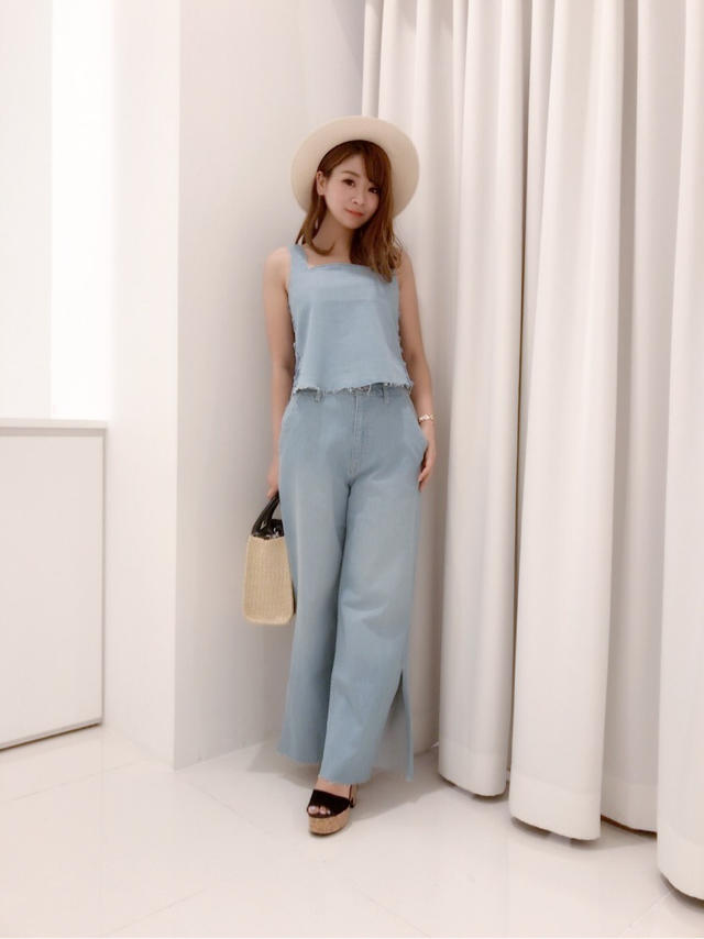 履きやすさ◎デニムセットアップ♥はるか