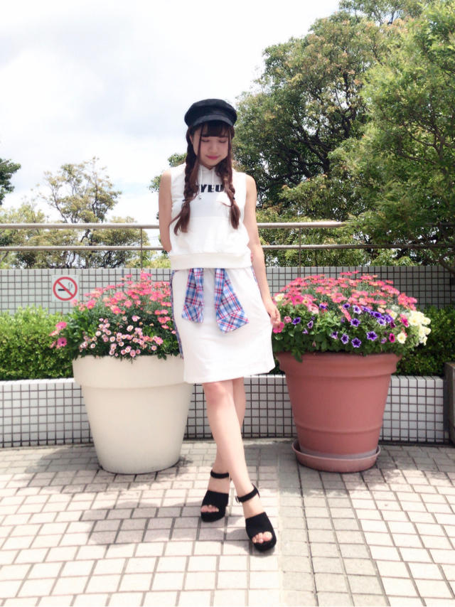 夏の着回しに大活躍!!!パーカーセットアップ♡なつみ