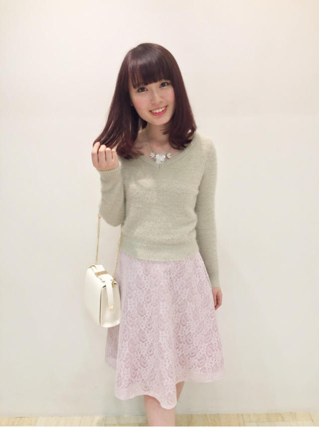 New  arrival♡ネコフェザーショートニット