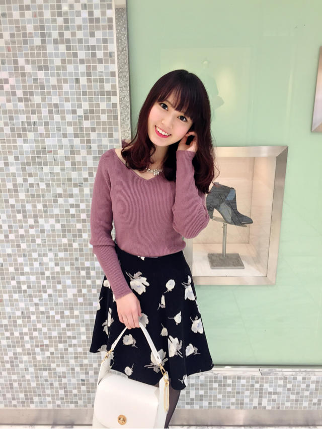 New  Arrival♡ワイドオープンリブニット*\(^o^)/*