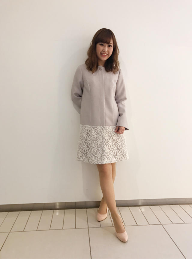 レース切り替えで上品に♪