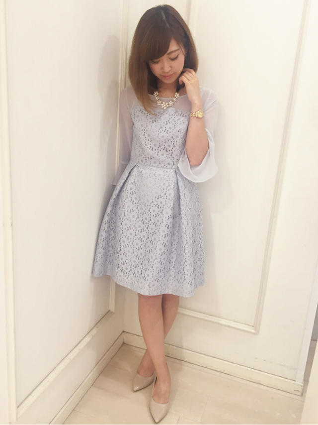 フェミニンムードたっぷり♡美シルエットワンピ