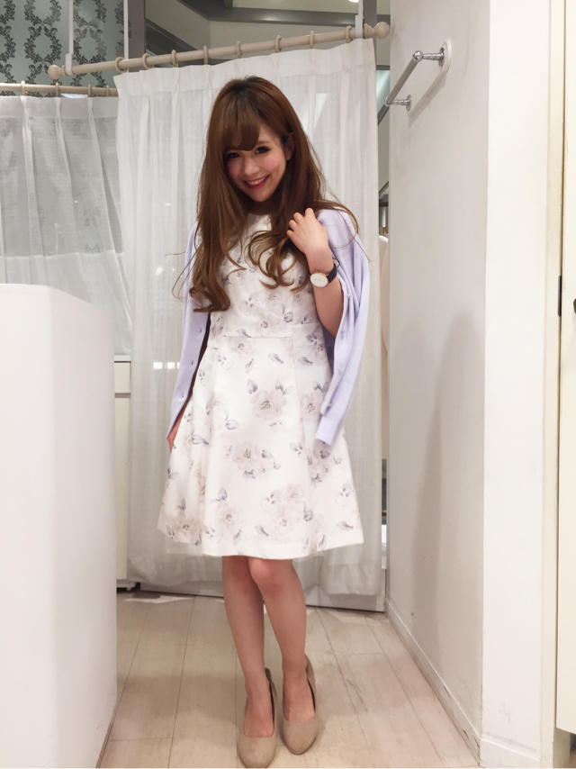 花柄ワンピース♡♡
