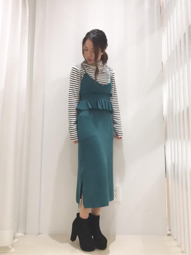 インナー付きニットワンピ♡mayumi