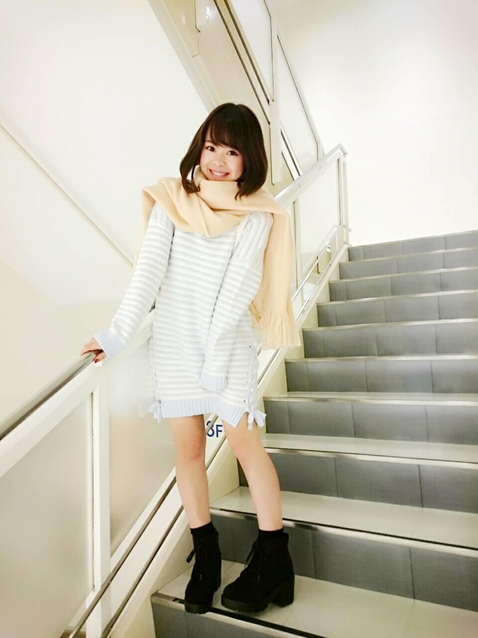 new♡スピンドルニットワンピ♡りぃ