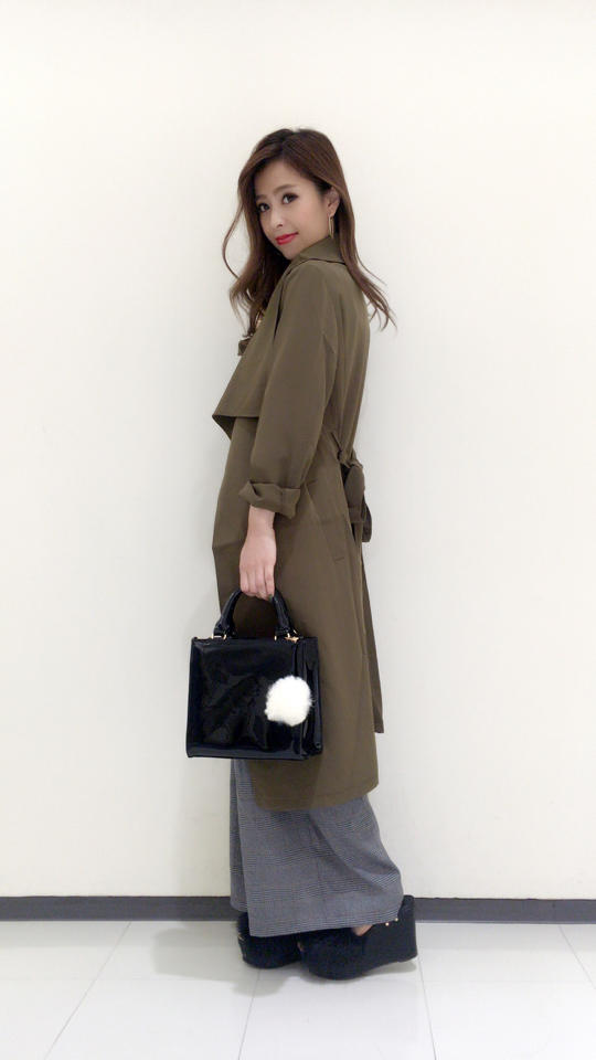 ラッフルカラーコート♡みき