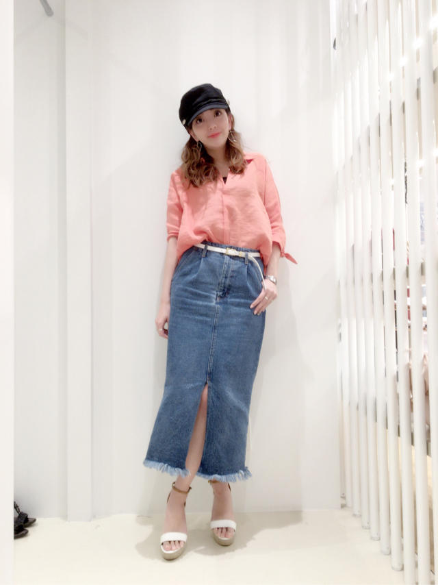 再入荷♡スキッパーシャツ(◍•ᴗ•◍)Chieko