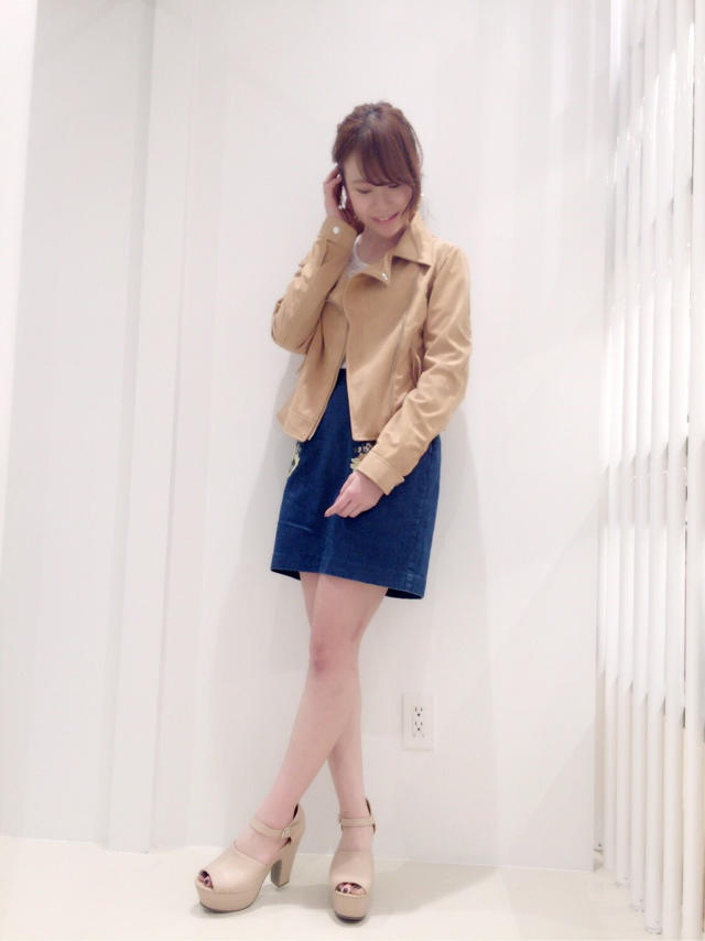 新作♡スウェード風ライダース(♡´ ꒳ ` )ﾉChieko