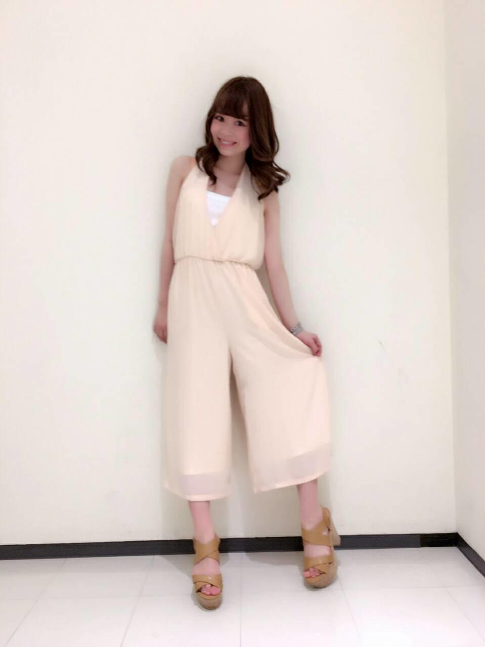 ホルターネック オールインワン♡りぃ