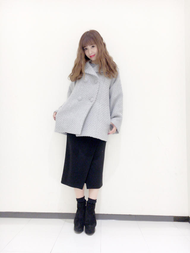 ビッグカラーコート♡みき