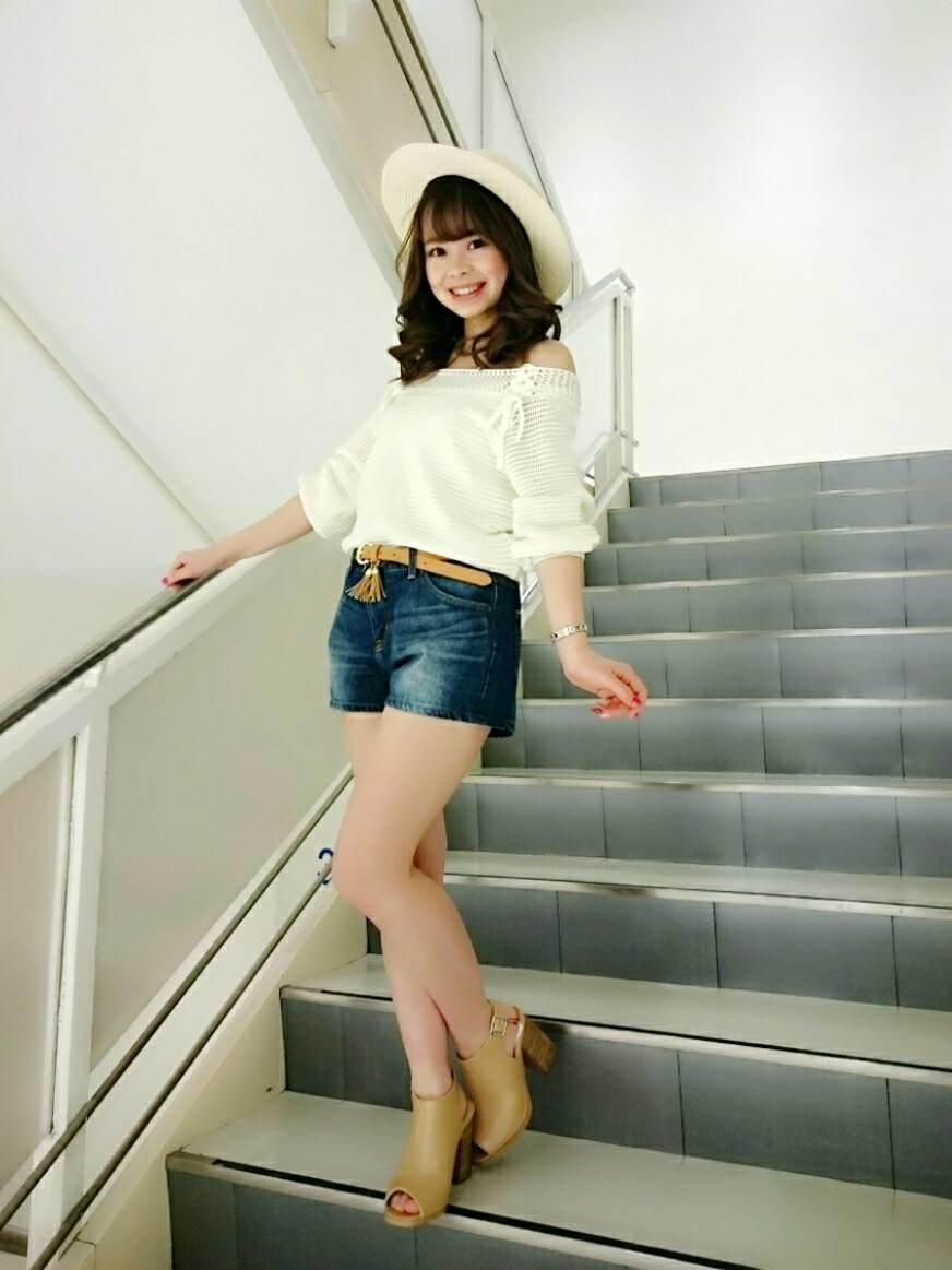 透かし編みスピンドルニット着回し♡♡りぃ