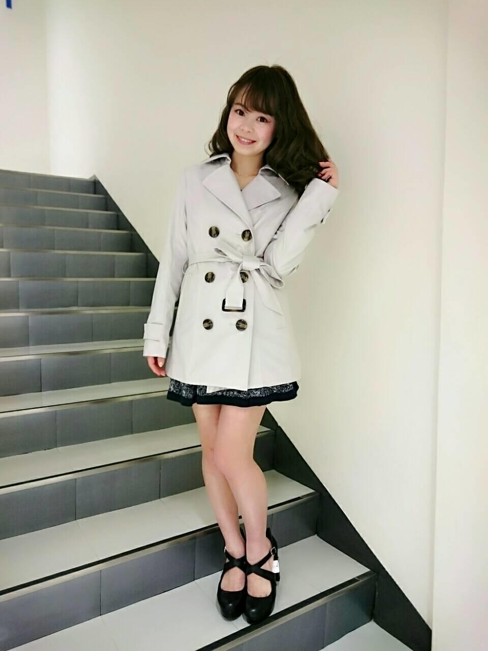 ミドル丈 トレンチ♡りぃ