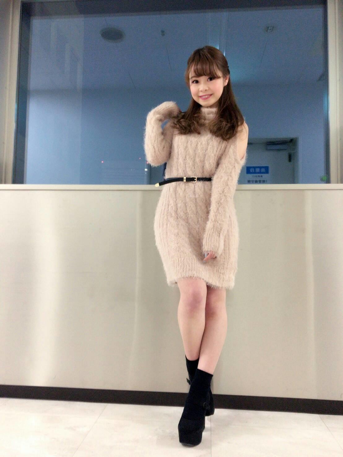 お得♡なシャギーニットチュニック(♡´ ꒳ ` )ﾉChieko