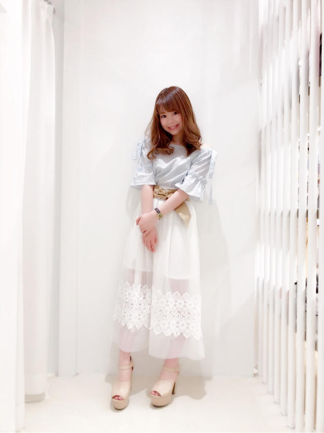 レースチュールスカート♡♡りぃ