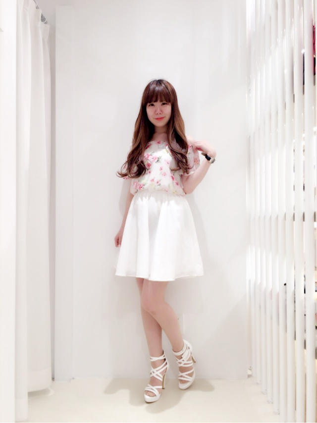 new❥❥❥花柄ワンピース♡