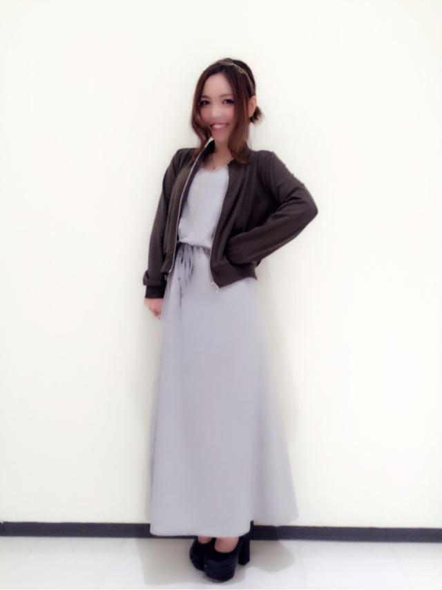 マキシ丈ワンピース♡