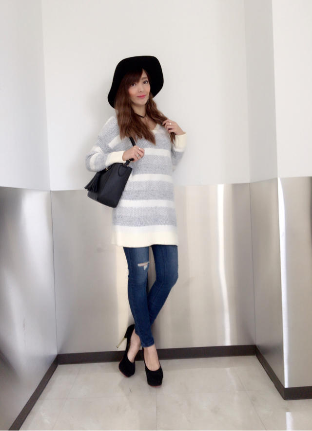新作♡グラデボーダーニット٩꒰｡•◡•｡꒱۶Chieko