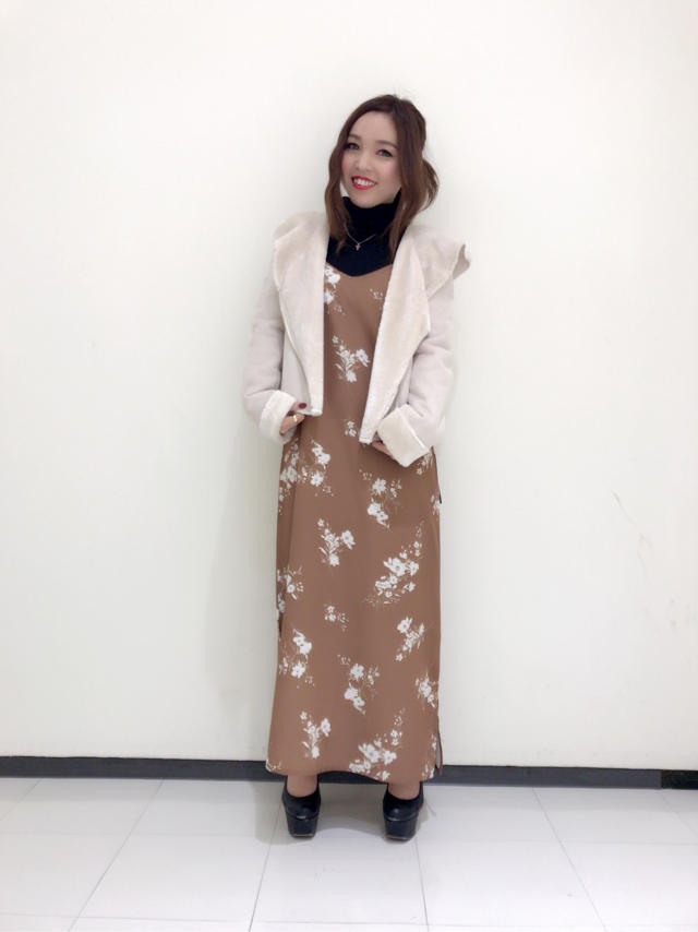 花柄ワンピ♡おさぴ
