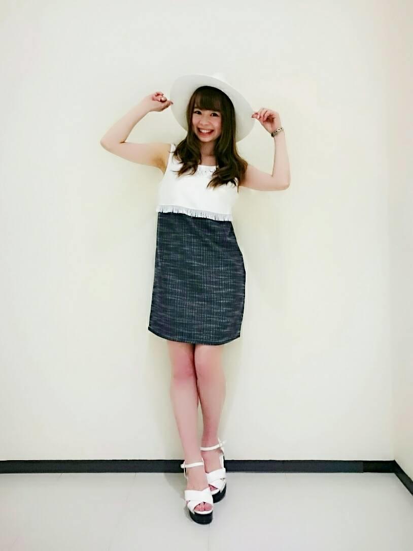 フリンジ切替ワンピ♡♡りぃ