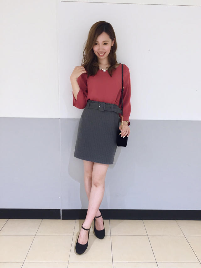 ♡REDがポイント★大人レディコーデ♡