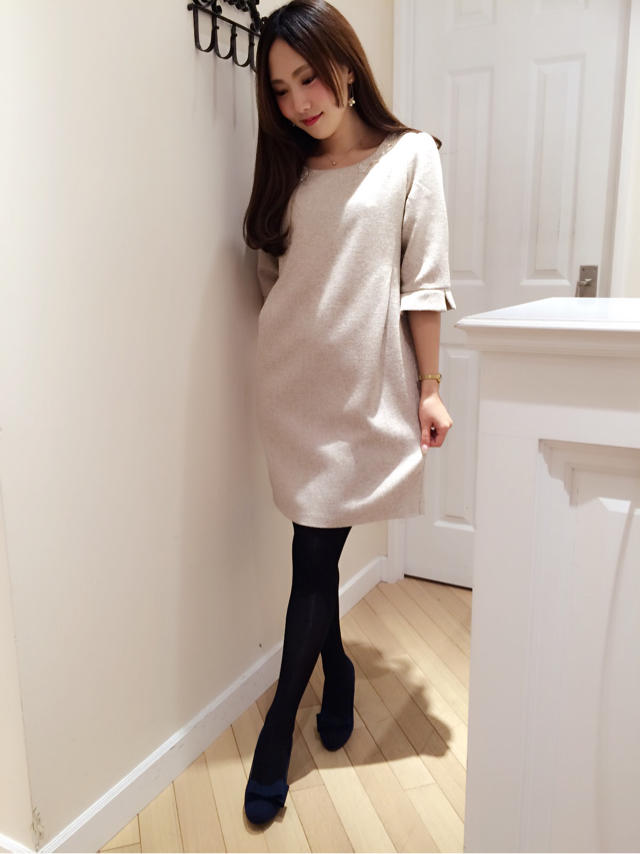 ♡襟ぐりビジューサックOP♡