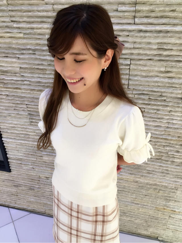 スタッフ着用♡デザインニットで秋のオシャレを楽しんで♡